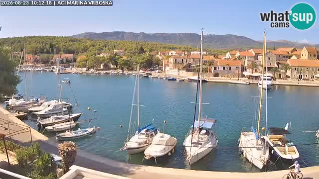 Spletna kamera Vrboska | Otok Hvar | Hrvaška