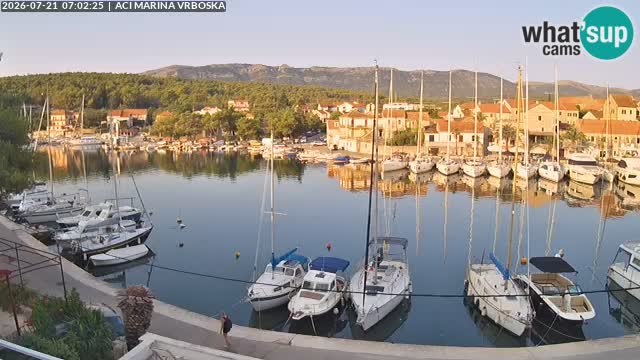 Vrboska livecam | Isola di Hvar | Croazia