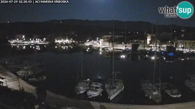 Spletna kamera Vrboska | Otok Hvar | Hrvaška