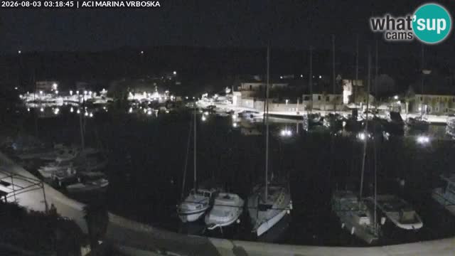Spletna kamera Vrboska | Otok Hvar | Hrvaška