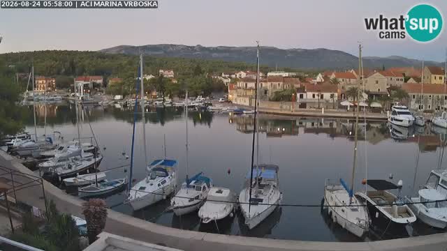 Spletna kamera Vrboska | Otok Hvar | Hrvaška