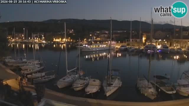 Spletna kamera Vrboska | Otok Hvar | Hrvaška
