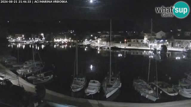 Spletna kamera Vrboska | Otok Hvar | Hrvaška