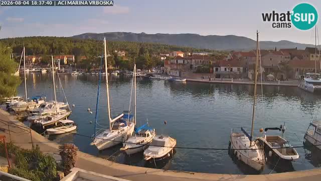 Spletna kamera Vrboska | Otok Hvar | Hrvaška