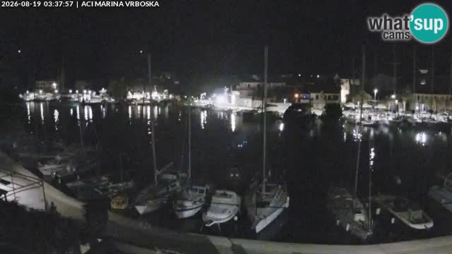 Spletna kamera Vrboska | Otok Hvar | Hrvaška