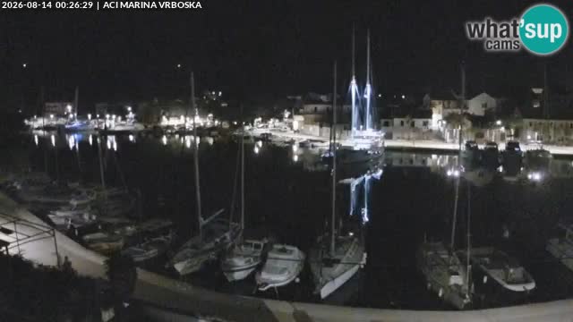 Spletna kamera Vrboska | Otok Hvar | Hrvaška