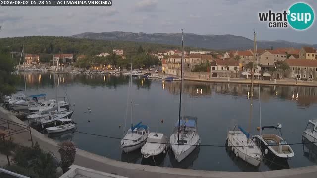 Spletna kamera Vrboska | Otok Hvar | Hrvaška