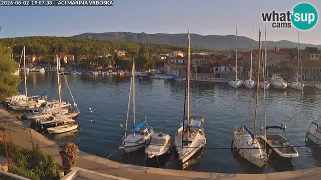 Spletna kamera Vrboska | Otok Hvar | Hrvaška