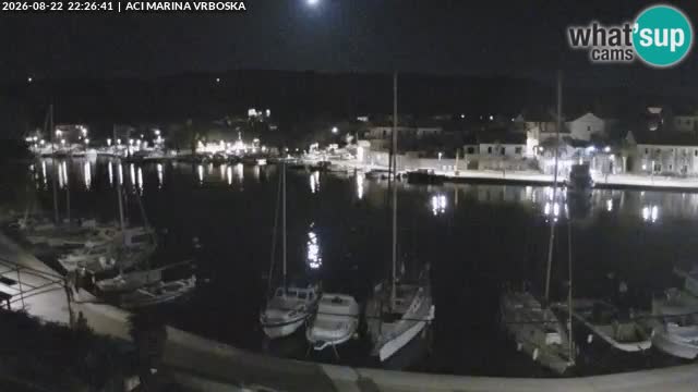 Spletna kamera Vrboska | Otok Hvar | Hrvaška