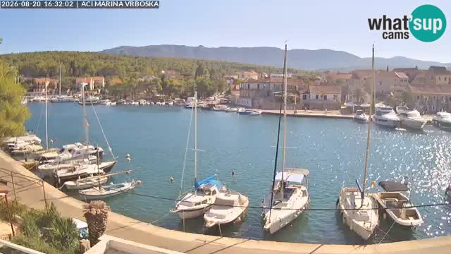Spletna kamera Vrboska | Otok Hvar | Hrvaška