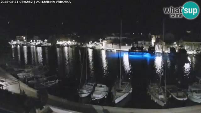 Spletna kamera Vrboska | Otok Hvar | Hrvaška