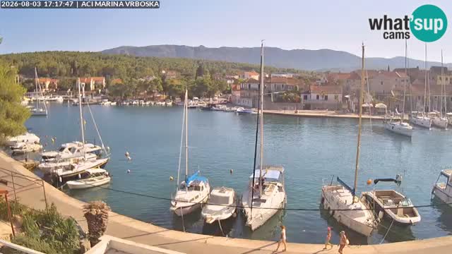 Spletna kamera Vrboska | Otok Hvar | Hrvaška