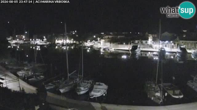 Spletna kamera Vrboska | Otok Hvar | Hrvaška