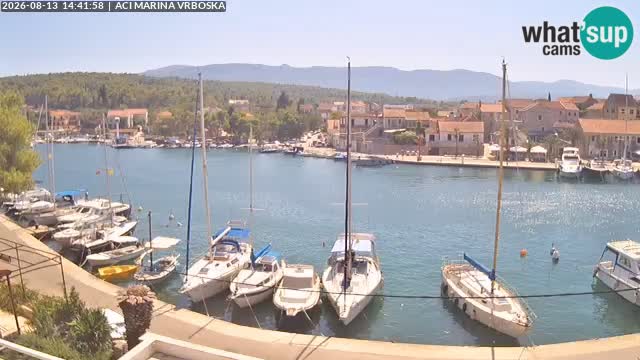 Spletna kamera Vrboska | Otok Hvar | Hrvaška