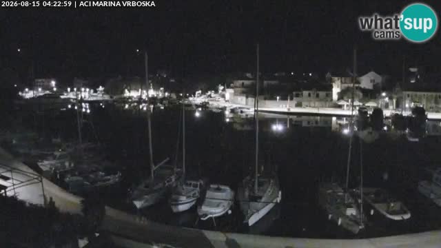 Spletna kamera Vrboska | Otok Hvar | Hrvaška