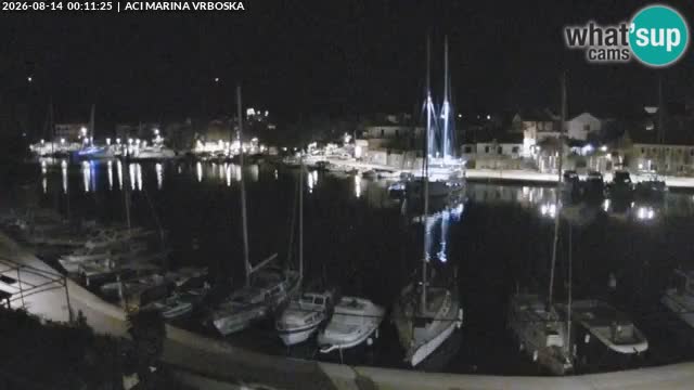 Spletna kamera Vrboska | Otok Hvar | Hrvaška