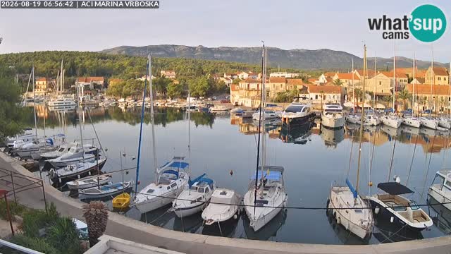 Spletna kamera Vrboska | Otok Hvar | Hrvaška