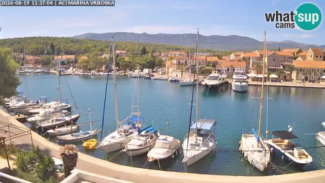 Spletna kamera Vrboska | Otok Hvar | Hrvaška