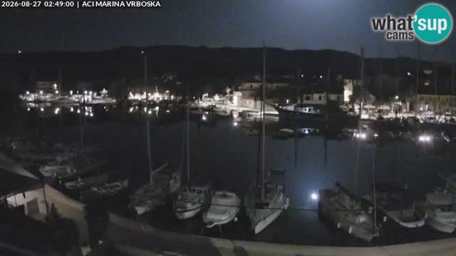 Spletna kamera Vrboska | Otok Hvar | Hrvaška