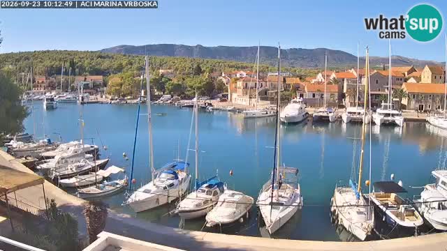Spletna kamera Vrboska | Otok Hvar | Hrvaška