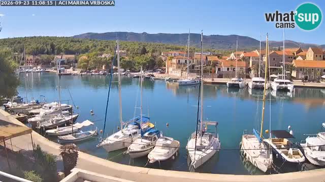 Spletna kamera Vrboska | Otok Hvar | Hrvaška