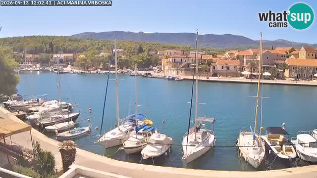 Spletna kamera Vrboska | Otok Hvar | Hrvaška