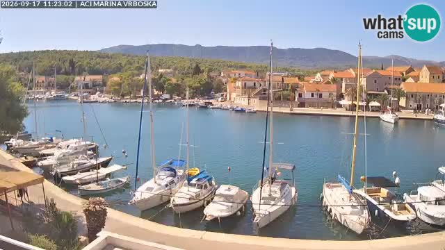 Spletna kamera Vrboska | Otok Hvar | Hrvaška