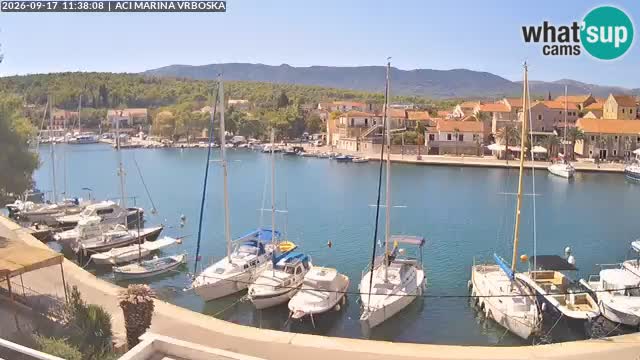 Spletna kamera Vrboska | Otok Hvar | Hrvaška