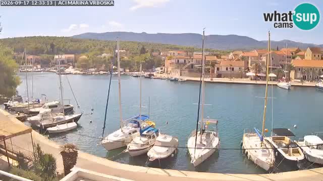 Spletna kamera Vrboska | Otok Hvar | Hrvaška