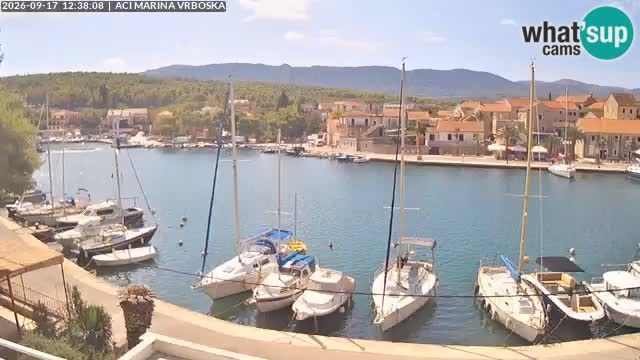 Spletna kamera Vrboska | Otok Hvar | Hrvaška
