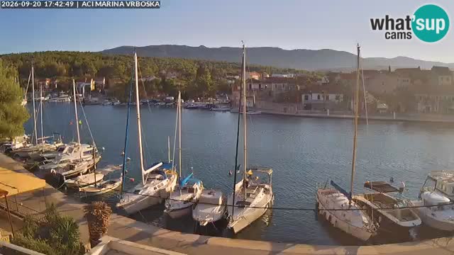 Spletna kamera Vrboska | Otok Hvar | Hrvaška