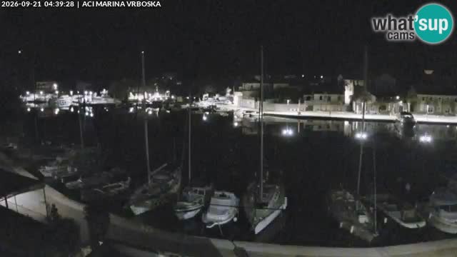 Spletna kamera Vrboska | Otok Hvar | Hrvaška