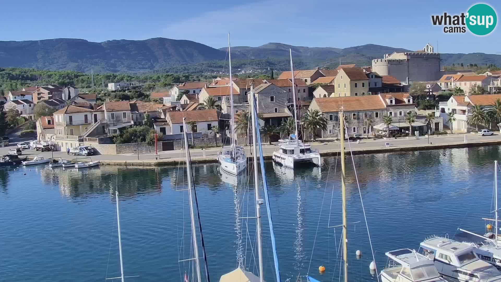 Webcam Vrboska marina | Hvar Insel | Dalmatien