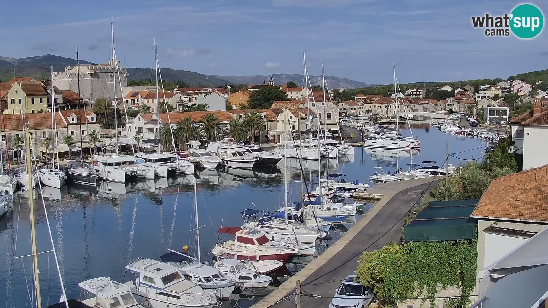 Livecam Vrboska marina | Hvar island | Dalmatia