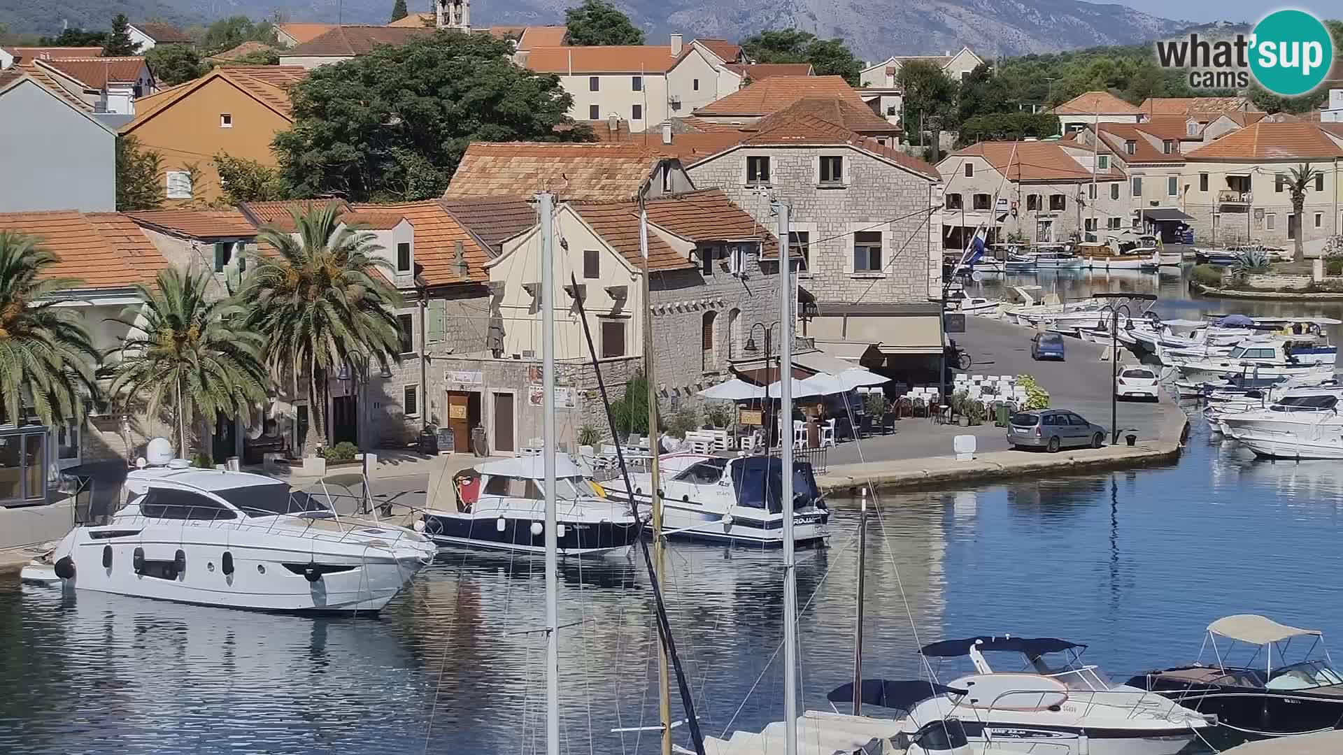 Webcam Vrboska marina | Hvar Insel | Dalmatien