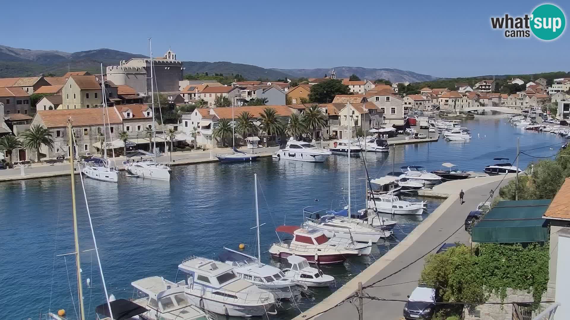 Livecam Hvar Vrboska marina | Île de Hvar | Dalmatia