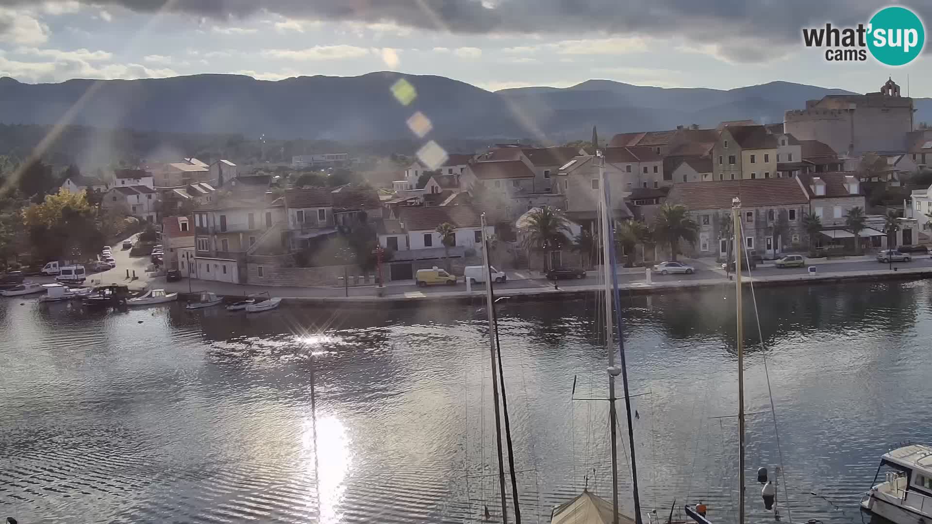 Livecam Vrboska marina | Hvar island | Dalmatia