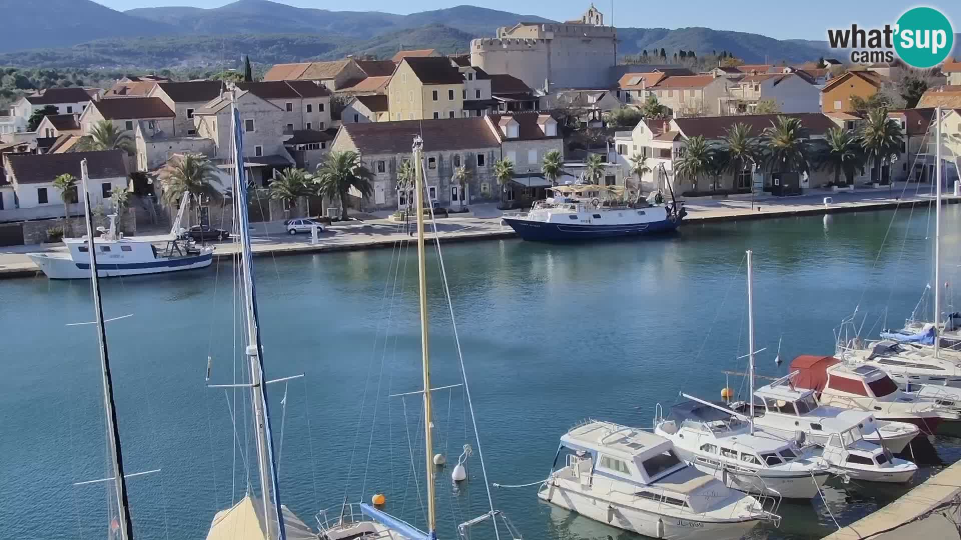 Webcam Vrboska marina | Hvar Insel | Dalmatien