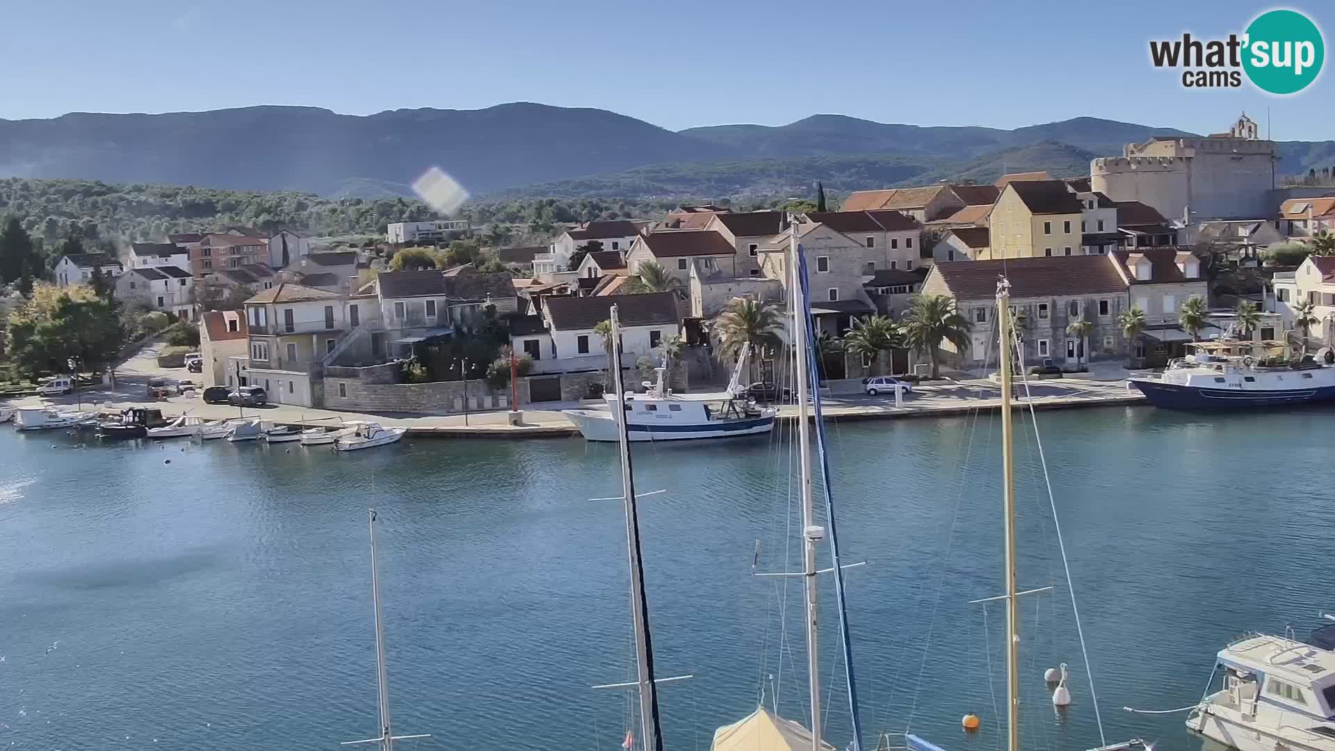 Webcam Vrboska marina | Hvar Insel | Dalmatien