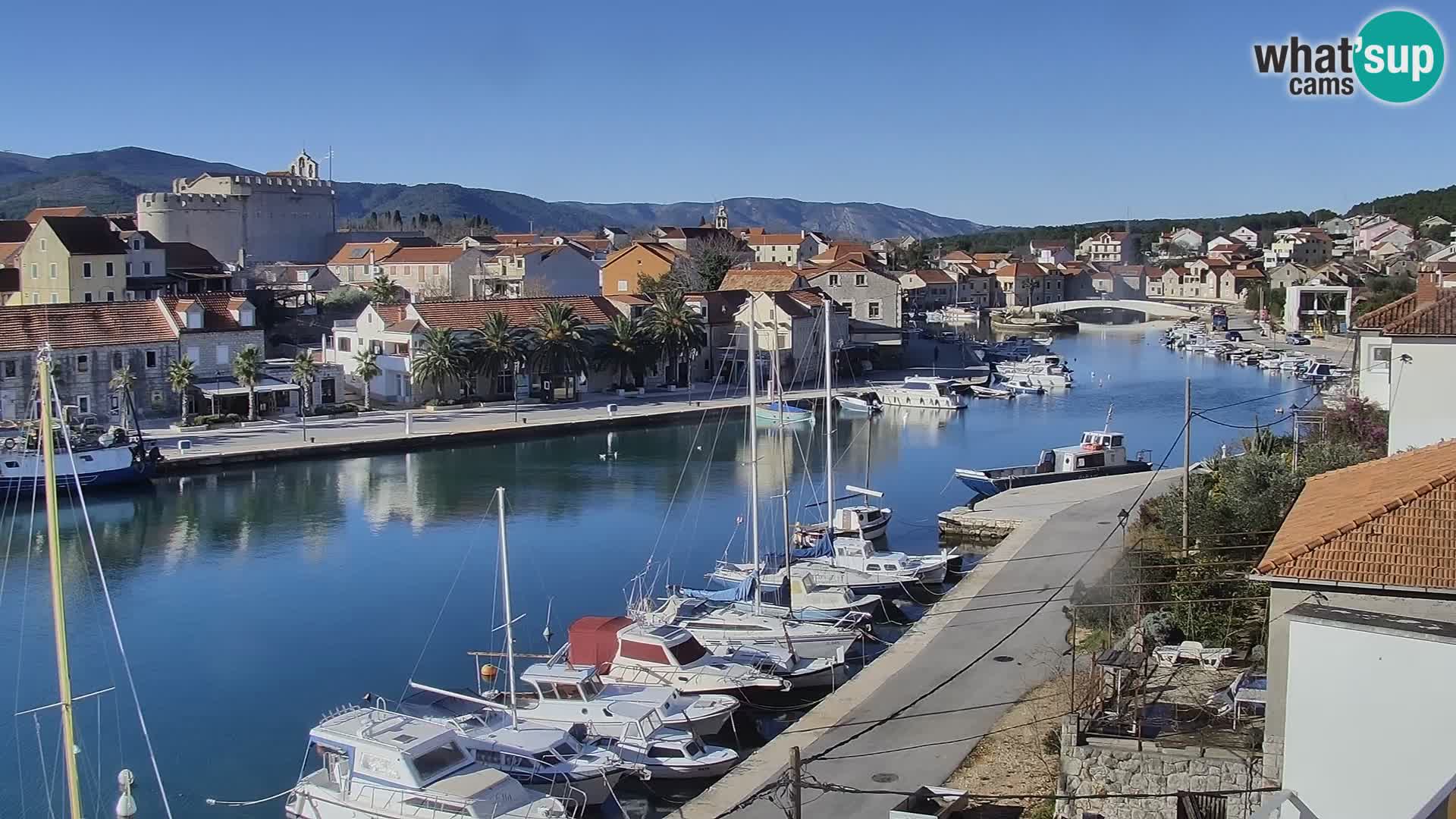 Livecam Vrboska marina | Hvar island | Dalmatia