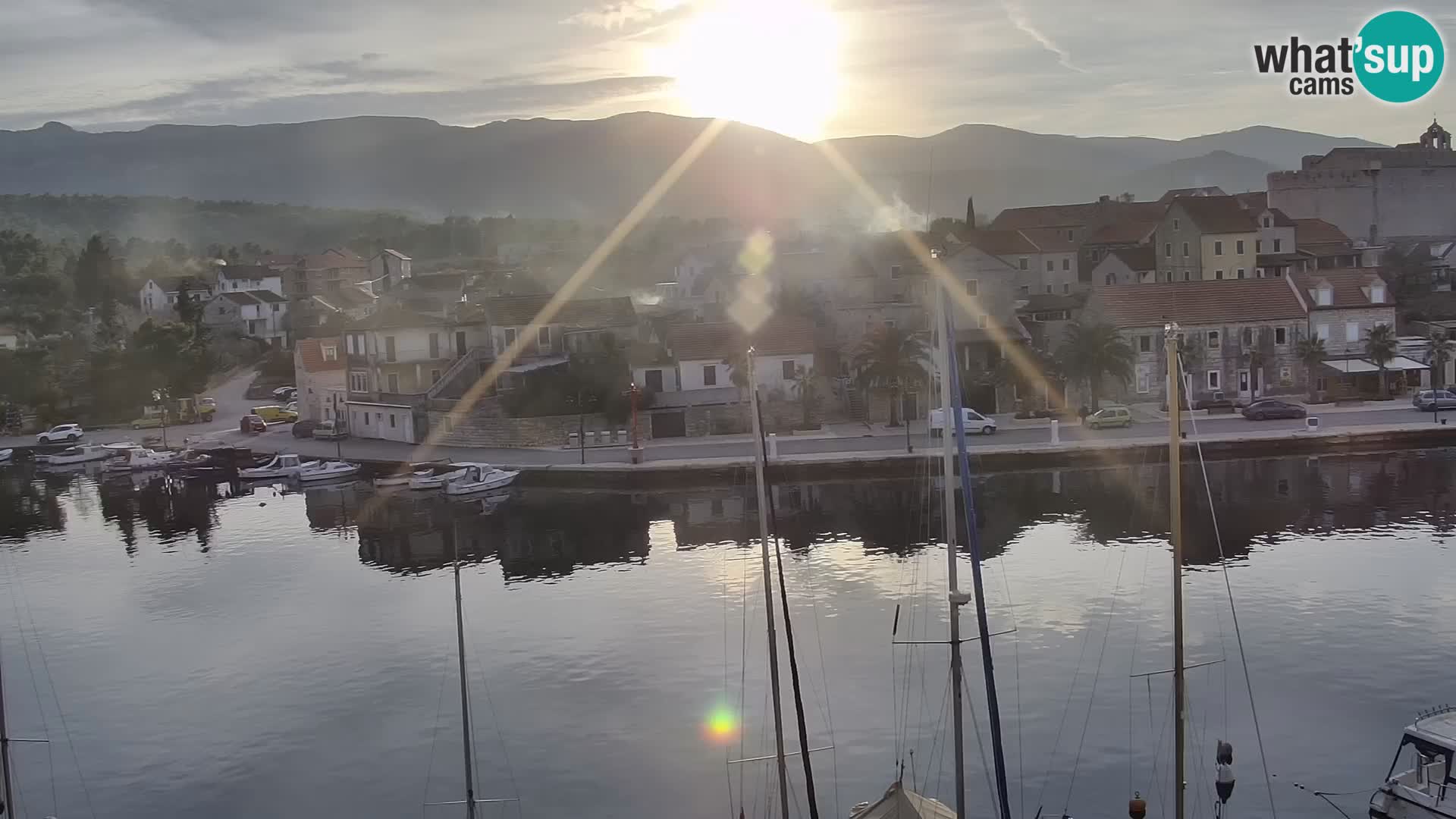 Webcam Vrboska marina | Hvar Insel | Dalmatien