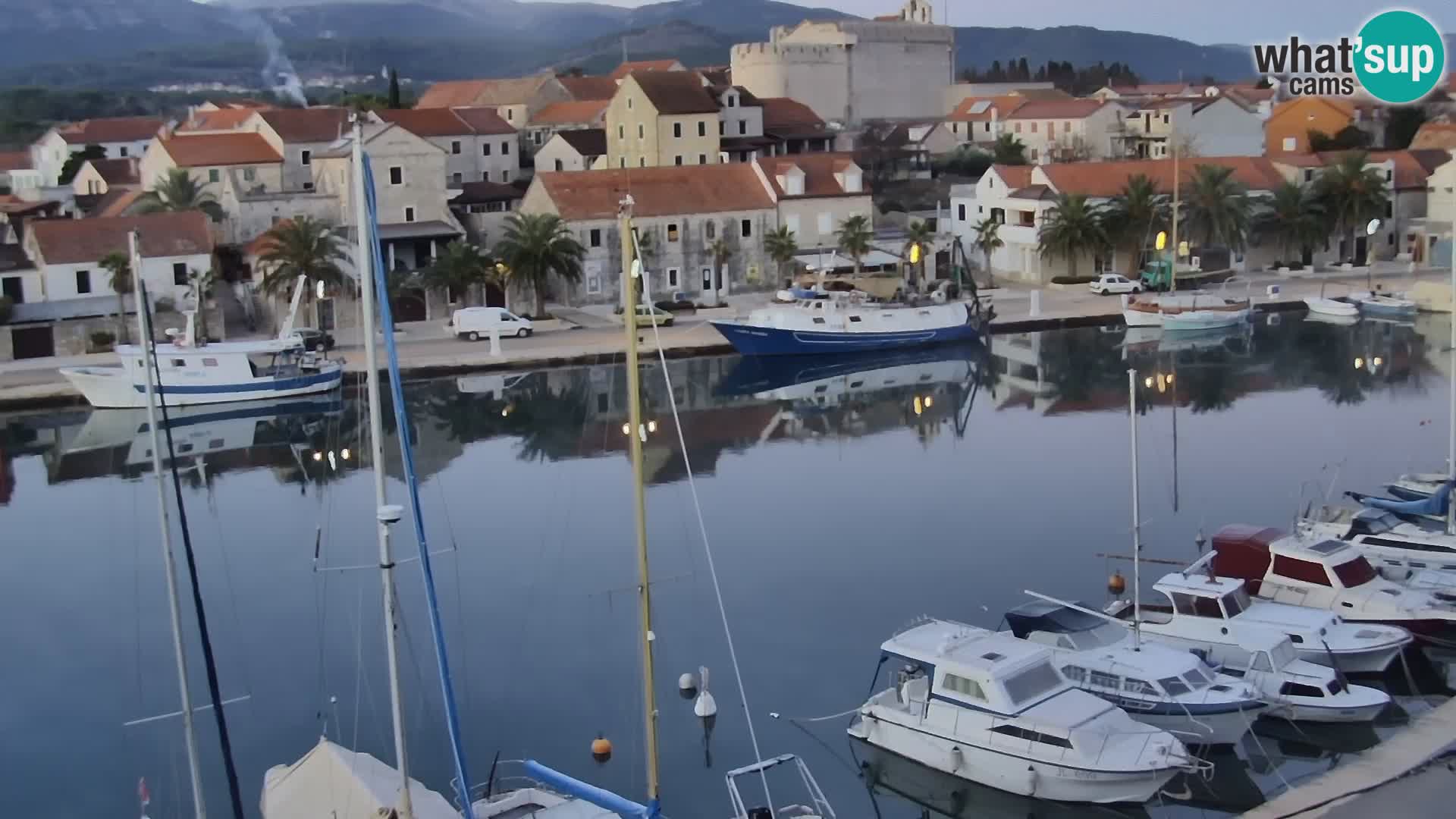 Webcam Vrboska marina | Hvar Insel | Dalmatien