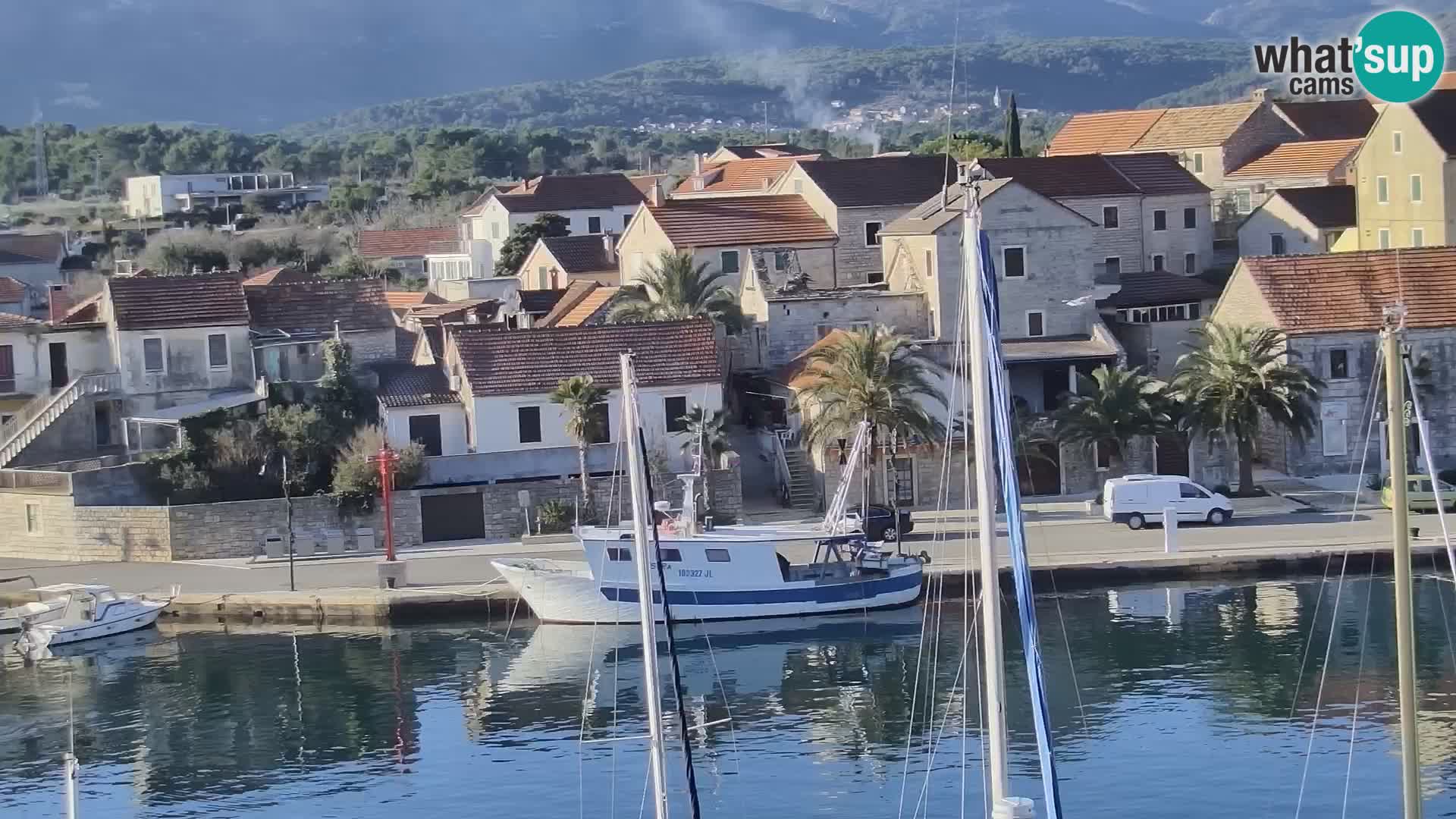 Livecam Vrboska marina | Hvar island | Dalmatia