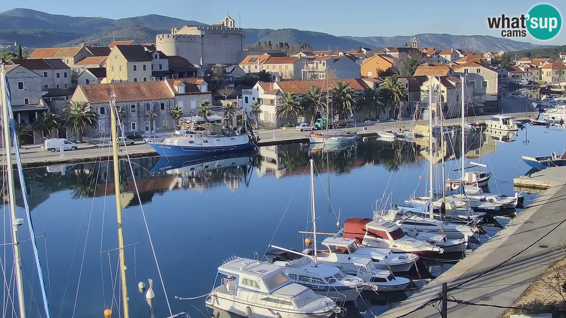 Livecam Hvar Vrboska marina | Île de Hvar | Dalmatia