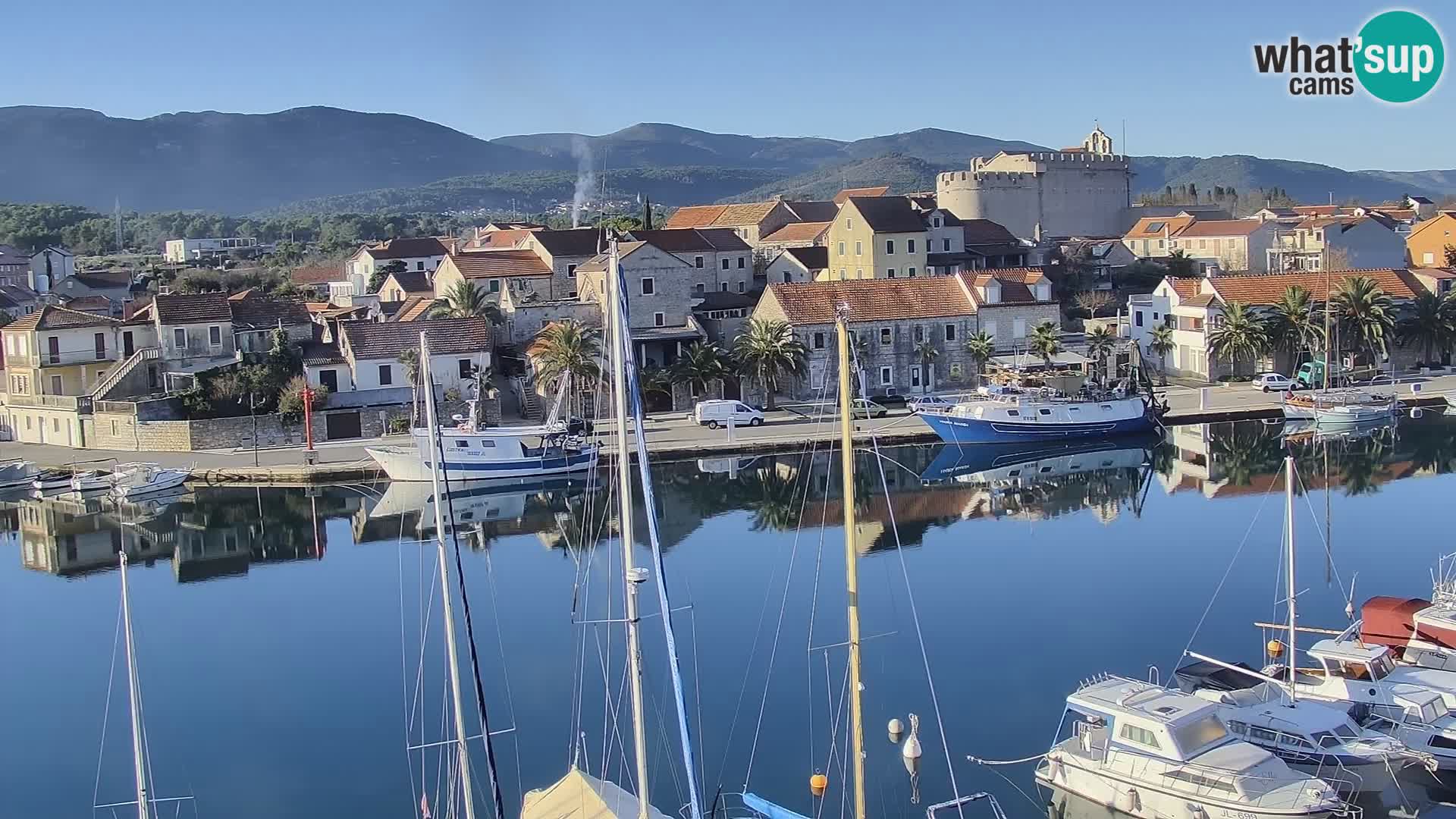 Livecam Vrboska marina | Hvar island | Dalmatia