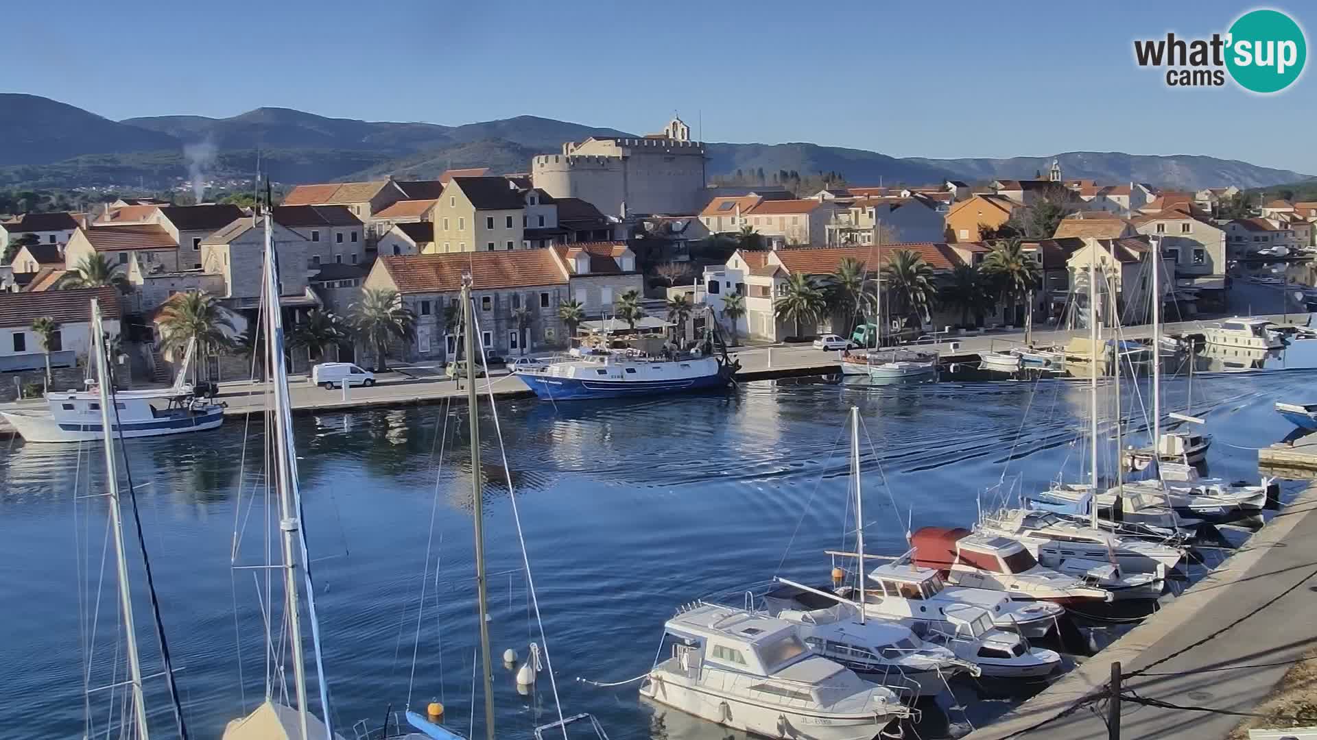 Webcam Hvar Vrboska marina | Dalmazia