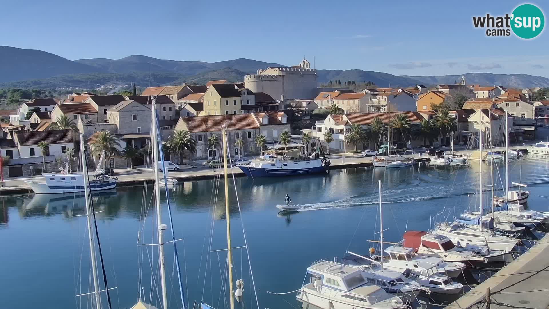 Webcam Vrboska marina | Hvar Insel | Dalmatien