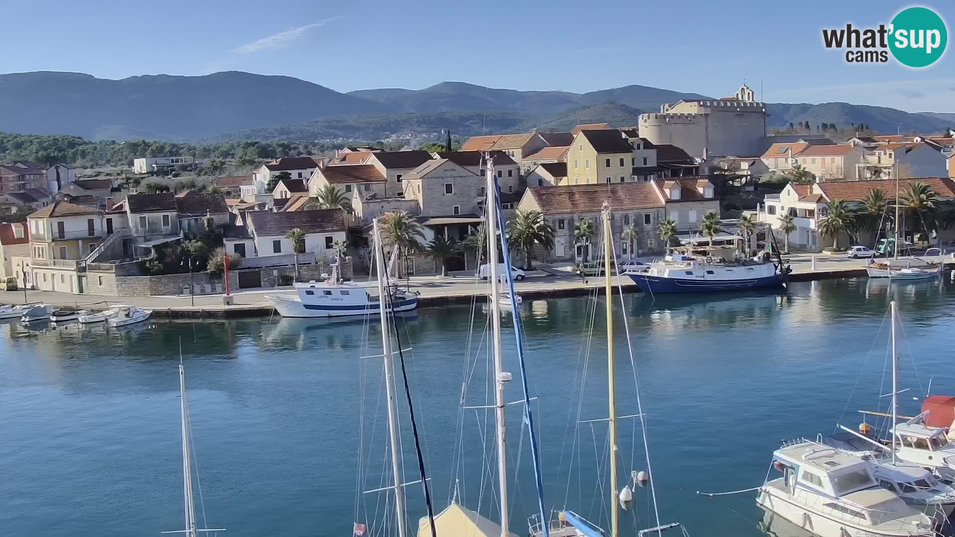 Livecam Vrboska marina | Hvar island | Dalmatia