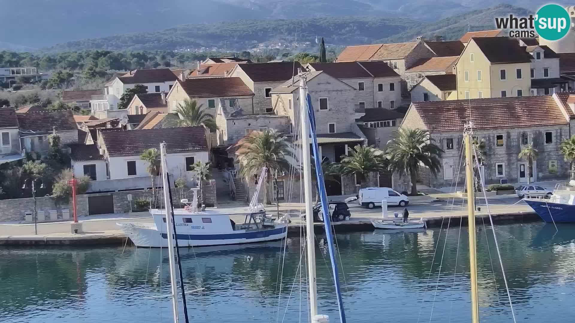 Livecam Hvar Vrboska marina | Île de Hvar | Dalmatia