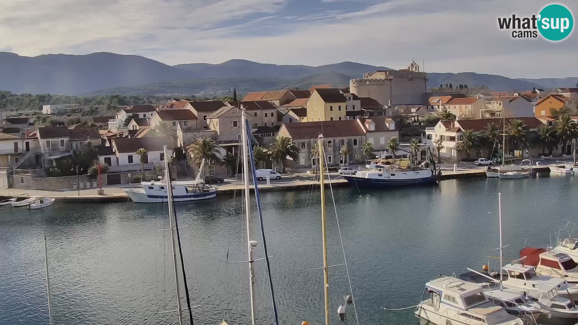 Livecam Hvar Vrboska marina | Île de Hvar | Dalmatia